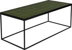 2dekans | Zuiver Glazed Salontafel 93x42,5 cm Groen, Huis en Inrichting, Ophalen of Verzenden, Zo goed als nieuw