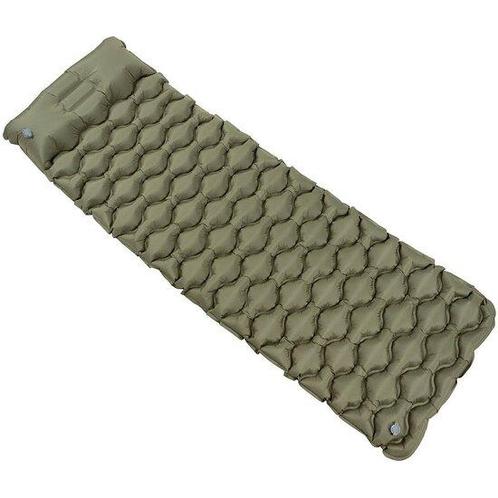 Fox outdoor opblaasbare slaapmat met hoofdkussen, olijfgroen, Caravans en Kamperen, Kampeeraccessoires, Nieuw, Ophalen of Verzenden