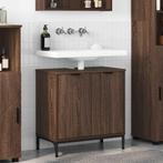 vidaXL Badkamertenk te kast bruin eikenkleur 60,5 x 33,5 x, Huis en Inrichting, Verzenden, Nieuw