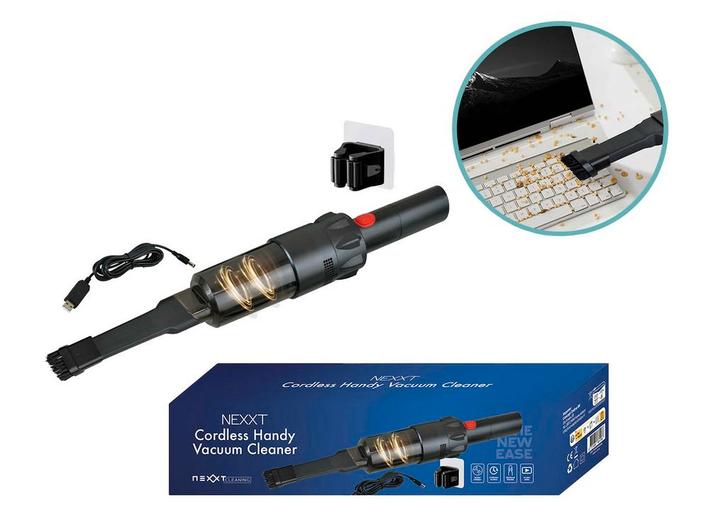 Nexxt Draadloze Handstofzuiger - 60W, Witgoed en Apparatuur, Stofzuigers, Nieuw, Verzenden
