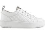 PS Poelman Esquimo - Dames Quilted Leren Tennis Sneakers met, Kleding | Dames, Verzenden, Zo goed als nieuw