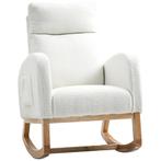 TRUUSK Schommelstoel - Relaxfauteuil - Dikke Bekleding - Knu, Huis en Inrichting, Fauteuils, Verzenden, Nieuw