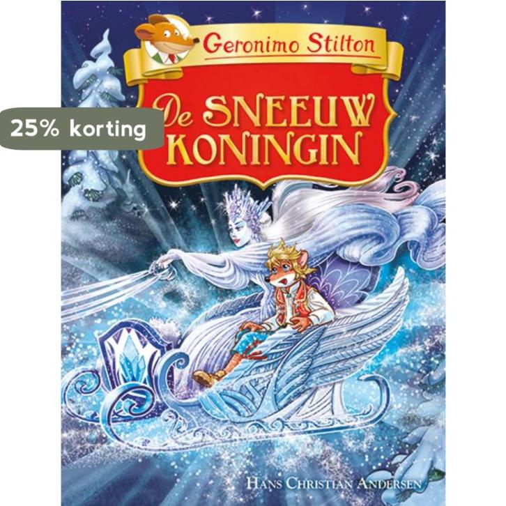 De sneeuwkoningin / Stilton Wereldklassiekers / 0, Boeken, Kinderboeken | Jeugd | onder 10 jaar, Zo goed als nieuw, Verzenden