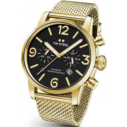 TW Steel MB24 Maverick Bracelet Horloge 48mm, Sieraden, Tassen en Uiterlijk, Horloges | Heren, Verzenden