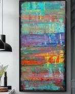 Ksavera - Abstract A1355 - painting on XXL canvas 210cm, Antiek en Kunst