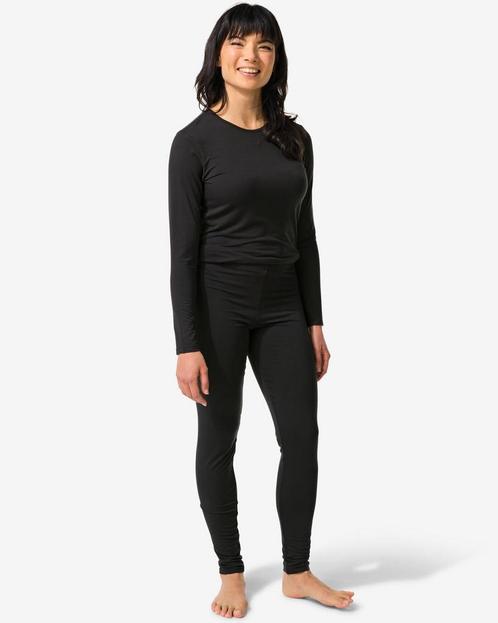 HEMA Dames thermo T-shirt zwart 1+1 gratis, Kleding | Dames, Overige Dameskleding, Nieuw, Verzenden