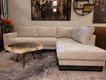 Hoekbank Brandon beige/ taupe ACTIE! gratis bezorgen beschikbaar voor biedingen
