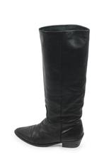 Manfield Laarzen in maat 41 Zwart, Kleding | Dames, Schoenen, Hoge laarzen, Verzenden, Zwart, Zo goed als nieuw