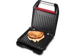 George Foreman 25040-56 Steel Grill Family - Rood -, Verzenden, Nieuw