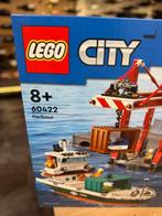 Lego Set - 60422 - City - SEASIDE HARBOR WITH CARGO SHIP, Kinderen en Baby's, Nieuw
