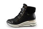Remonte Veterboots in maat 37 Zwart | 10% korting, Kleding | Dames, Verzenden, Zwart, Overige typen, Remonte