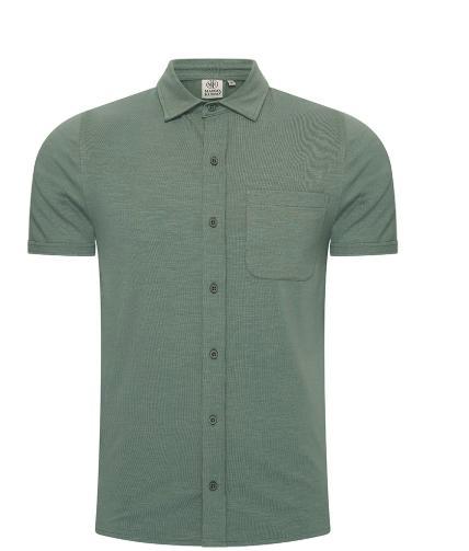 2dekans | Mario Russo Fancy Jersey Shirt – Duck Green – Maat, Kleding | Heren, T-shirts, Zo goed als nieuw, Ophalen of Verzenden
