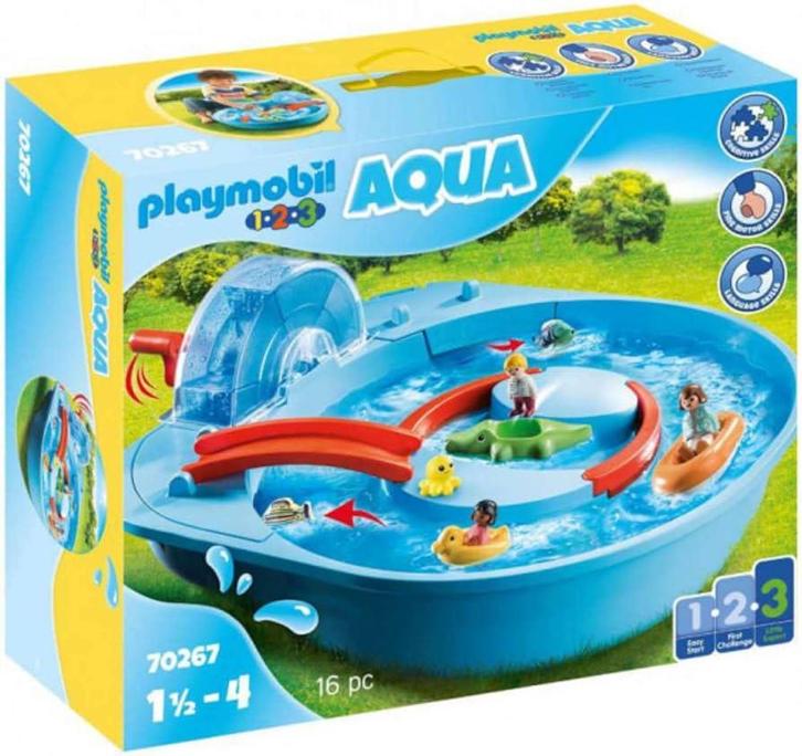 Playmobil 1.2.3 Aqua Vrolijke Waterbaan - 70267 (Nieuw), Kinderen en Baby's, Speelgoed | Playmobil, Nieuw, Verzenden