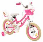 Meisjesfiets 2Cycle  14 inch Zeemeermin met Poppenzitje