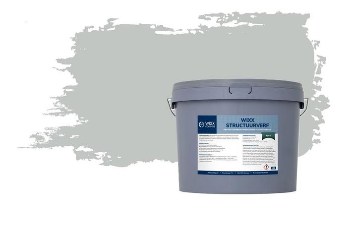 Wixx Structuurverf Mat - 10L RAL 7035 | Lichtgrijs 10L, Doe-het-zelf en Verbouw, Verf, Beits en Lak, Verf, Grijs, Nieuw, 5 tot 10 liter