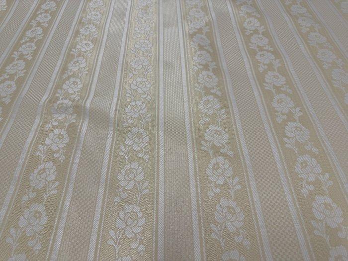 Righe Nobili e Rose d’Oro - Meubelstof - 2.5 m - 2.8 m, Antiek en Kunst, Antiek | Kleden en Textiel