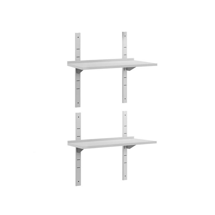 GGM Gastro | Dubbele RVS wandplank ECO - 1000x300mm |, Zakelijke goederen, Horeca | Keukenapparatuur, Nieuw in verpakking, RVS Meubilair