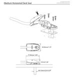 Scanstrut Kabeldoorvoer 6-10mm DS-H10, Watersport en Boten, Ophalen of Verzenden, Nieuw