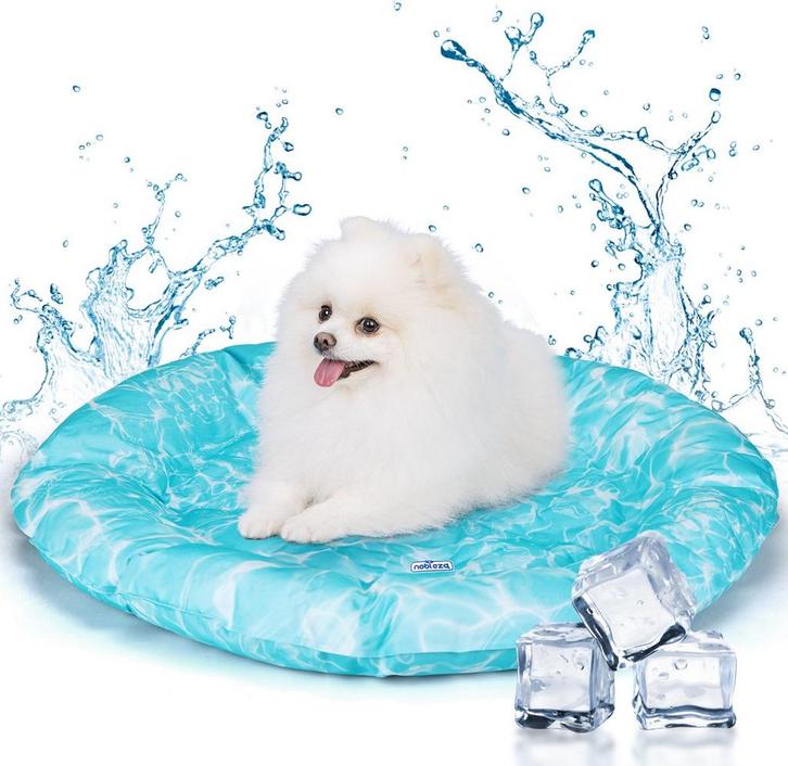 Nobleza Koelmat voor honden en katten - 62x62cm - Blauw •, Dieren en Toebehoren, Overige Dieren-accessoires, Nieuw, Verzenden