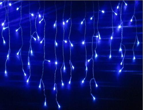 Kerst Gordijn 4 Meter - Blauw, Diversen, Kerst, Nieuw, Ophalen of Verzenden