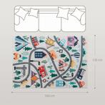 TRUUSK Tapijt Met Snelwegpatroon - Witte Achtergrond - Zacht, Verzenden, Nieuw