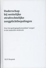 Daderschap bij wettelijke strafrechtelijke, Verzenden, Zo goed als nieuw, B.J.V. Keupink