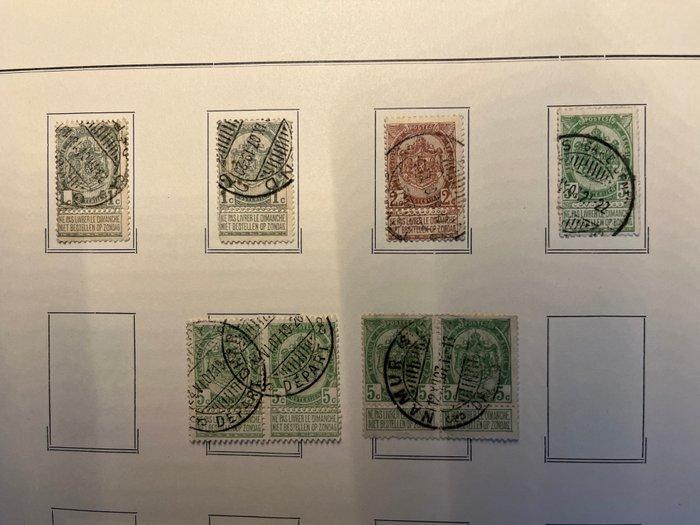 Poststempel - 1893/1900 OCB 53-67 FB in grote aantallen -, Postzegels en Munten, Postzegels | Europa | België