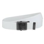 Landley Canvas Riem Schuifgesp Koppelriem - Wit - 115, Kleding | Heren, Riemen en Ceinturen, Verzenden, Nieuw, Wit