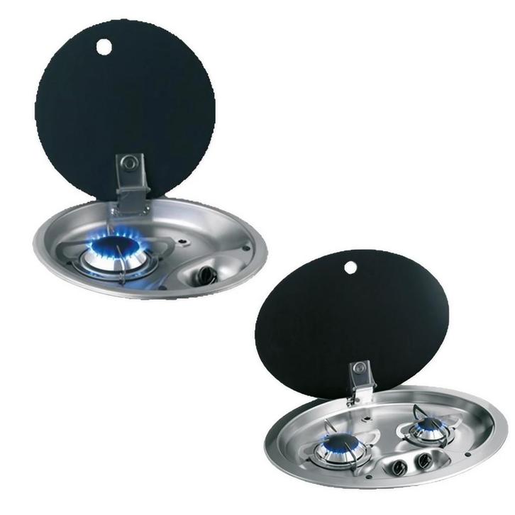 Gaskomfoor Ovaal 1 Brander Met Afdekplaat, Watersport en Boten, Bootonderdelen, Nieuw, Zeilboot of Motorboot, Ophalen of Verzenden