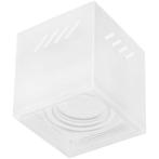Opbouwspot GU10 - Frino - Opbouw Vierkant - Glans Wit -, Huis en Inrichting, Lampen | Spots, Nieuw, Plafondspot of Wandspot, Led