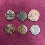 Nederland. Lot van 5 oude munten, en een DE replica (Zonder