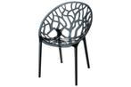 Siesta Crystal stapelbare stoel - Black Transparant, Tuin en Terras, Tuinstoelen, Nieuw, Overige materialen, Verzenden