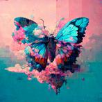 Diamond Painting Set - Vlinder Pastel - incl. Pen & Wax - 30, Ophalen of Verzenden, Nieuw