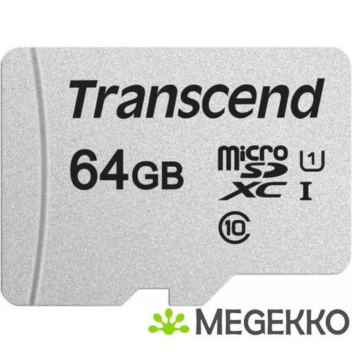 Transcend microSDXC 300S 64GB + SD-adapter, Computers en Software, RAM geheugen, Nieuw, Verzenden