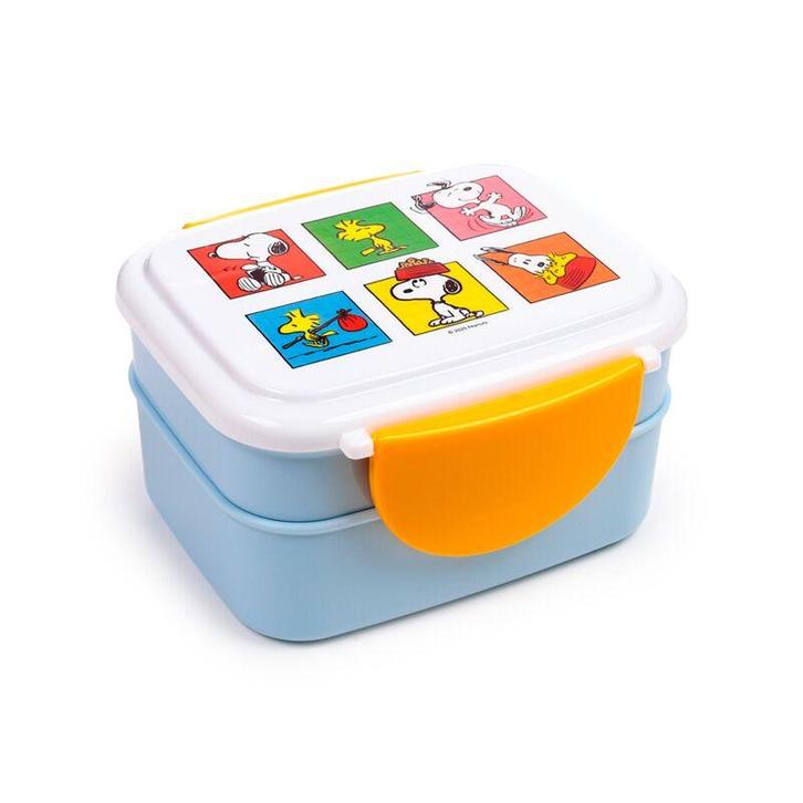 Bento Box - Peanuts Snoopy & Woodstock - Lunchtrommel & Best, Huis en Inrichting, Keuken | Keukenbenodigdheden, Nieuw, Ophalen of Verzenden