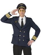Pilotenjas Man Donkerblauw, Kleding | Heren, Carnavalskleding en Feestkleding, Ophalen of Verzenden, Nieuw