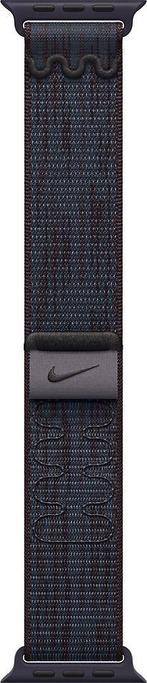 Apple 44/45/46/49 mm geweven Sportbandje van Nike zwart, Verzenden, Zo goed als nieuw