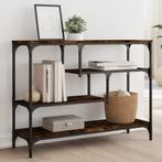 vidaXL Wandtafel 100x30x75 cm bewerkt hout gerookt, Huis en Inrichting, Tafels | Bijzettafels, Verzenden, Nieuw
