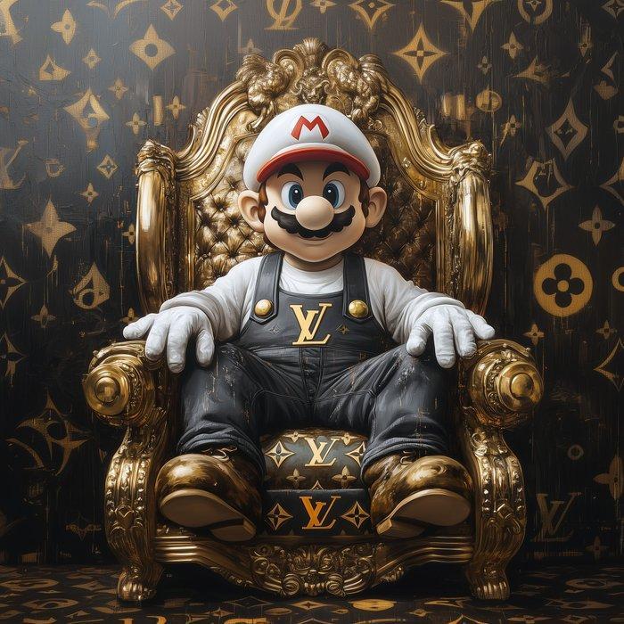 Artxlife - Mario Gold Vuitton Throne [XL], Spelcomputers en Games, Spelcomputers | Overige Accessoires