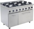 Horeca Gasoven met 6 branders en elektrische oven Saro, Verzenden, Nieuw in verpakking