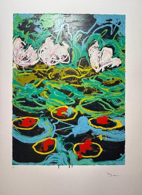Mario Schifano (1934-1998) - Gigli, Antiek en Kunst, Antiek | Overige Antiek