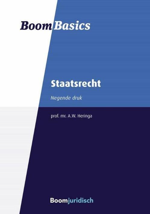 9789462126466 Boom Basics - Staatsrecht A.W. Heringa, Boeken, Schoolboeken, Nieuw, Verzenden