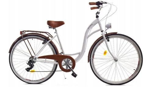 Meisjesfiets - 26 inch - met 7 versnellingen - wit bruin, Fietsen en Brommers, Fietsen | Kinderfietsjes, Nieuw, Ophalen of Verzenden