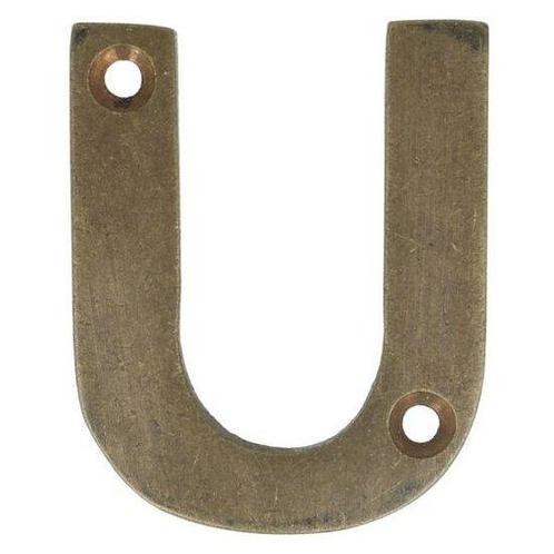 Letter klein U, brons antiek, Huis en Inrichting, Woonaccessoires | Overige, Nieuw, Ophalen of Verzenden