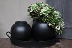 Groene toef met Hortensia en Steeneik