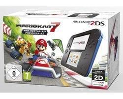 Nintendo 2DS Zwart/Blauw in Doos + Mario Kart 7 (Nette St..., Spelcomputers en Games, Spelcomputers | Nintendo 2DS en 3DS, Zo goed als nieuw