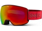 SINNER SNOWFLAKE - Skibril - 2 verwisselbare lenzen -, Verzenden, Zo goed als nieuw