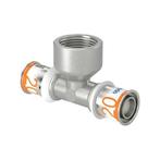 Uponor S-Press Plus perskoppeling Ø20x3/4x20 T-stuk - binne, Verzenden, Nieuw