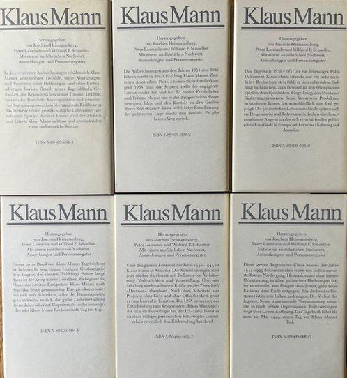 Klaus Mann - Tagebücher 1931-1949, 6 Bände - 1989-1991, Antiek en Kunst, Antiek | Boeken en Bijbels