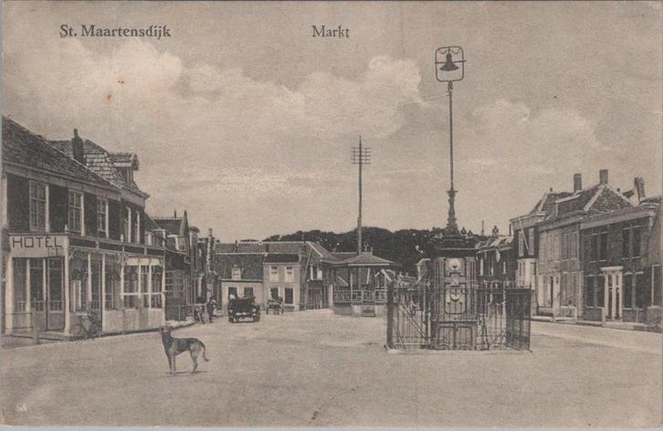 ST. MAARTENSDIJK - Markt, Verzamelen, Ansichtkaarten | Nederland